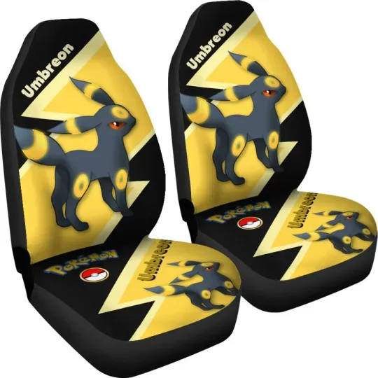 Umbreon Eevee Evolution Car Seat CoversCovers Universal Set Of 2 Unive