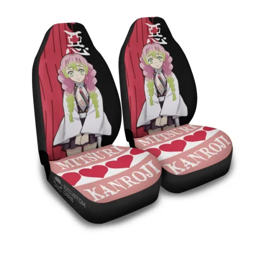 Discover demon Mitsuri Kanroji Customized Car Seat Covers Set Of 2 Unive