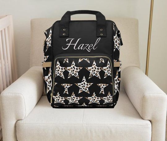 Discover Cheetah print,Diaper bag, girl diaper bag,custom diaper bag,backpack,Girl backpack,girl baby shower gifts,baby shower,baby shower gift,