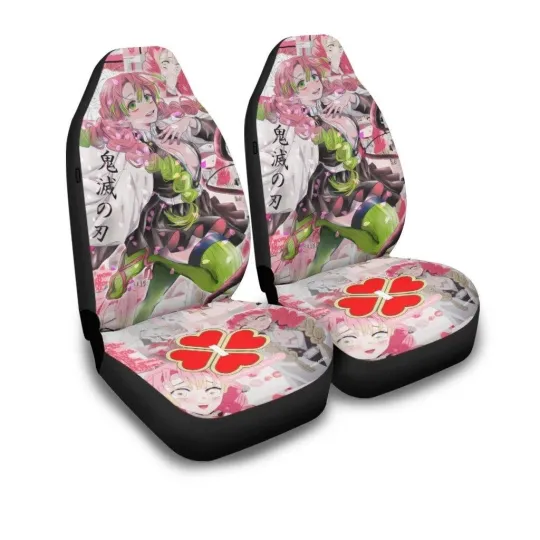 Discover Mitsuri demon Car Seat Covers Car Accessories Set Of 2