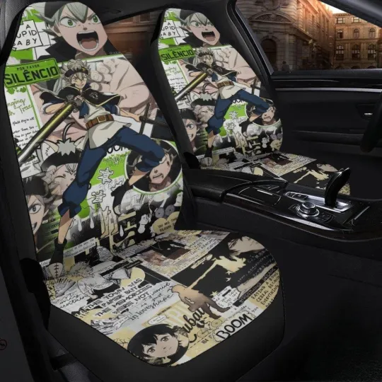 Discover Asta Car Seat Covers Seat Covers Anime Set Of 2