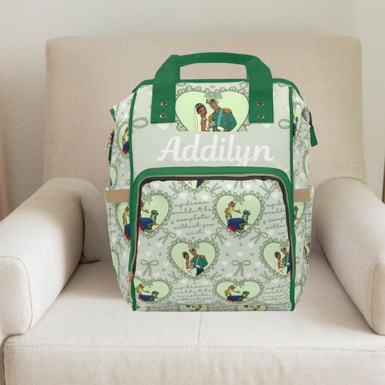 Discover Princess tiana, Tiana Backpack,princess and the frog,Princess baby shower,Baby girl diaper bag,girl diaper bag,Custom diaper bag