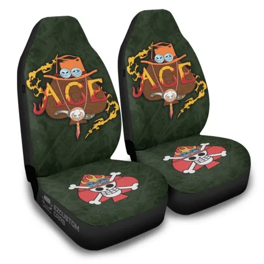 Discover Ace Car Seat Covers Anime  One Piece Car Accessories Of 2