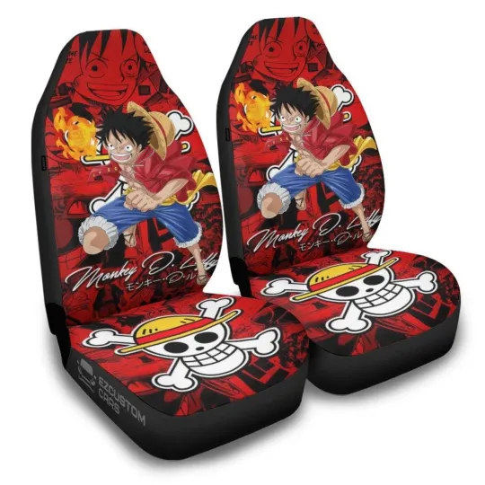 Discover One Piece Car Accessories Anime Car Seat Cover for Car