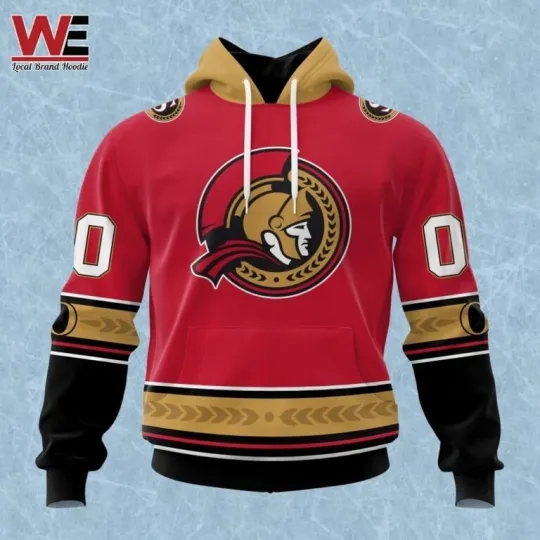 Discover Personalized Ottawa Senator Special Colour Rush Hoodie Gift For Fan Men Women