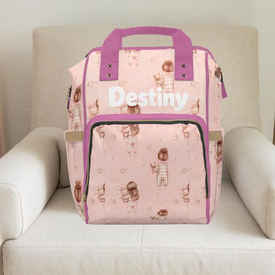 Discover Boho,Boho diaper bag,Girl diaper bag,Baby girl diaper bag,Custom diaper bag,Teddy Bear Nursery,Baby girl gift ,boho baby shower