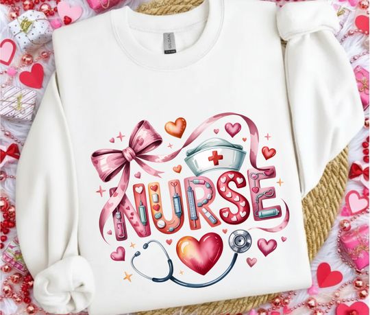 Discover Nurse Sweatshirt, Valentine's Day Gift Sweat