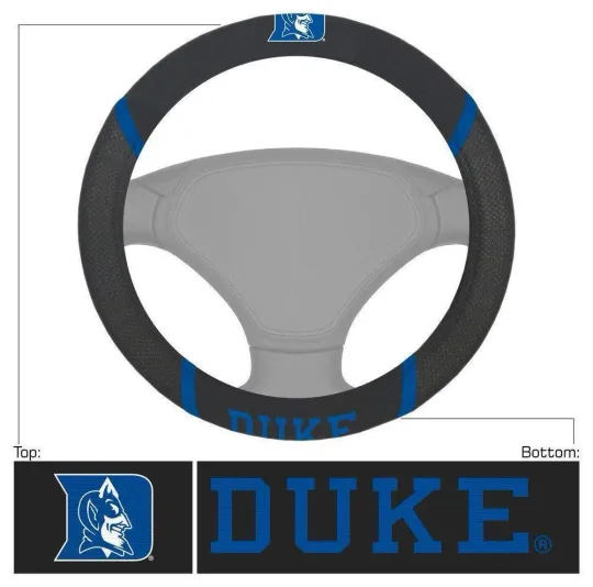 Discover Duke Blue Devils Car Truck Steering Wheel Cover