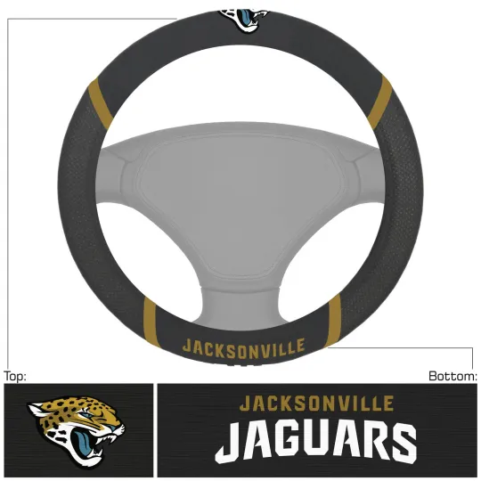 Discover football Jacksonville Car Truck Steering Wheel Cover