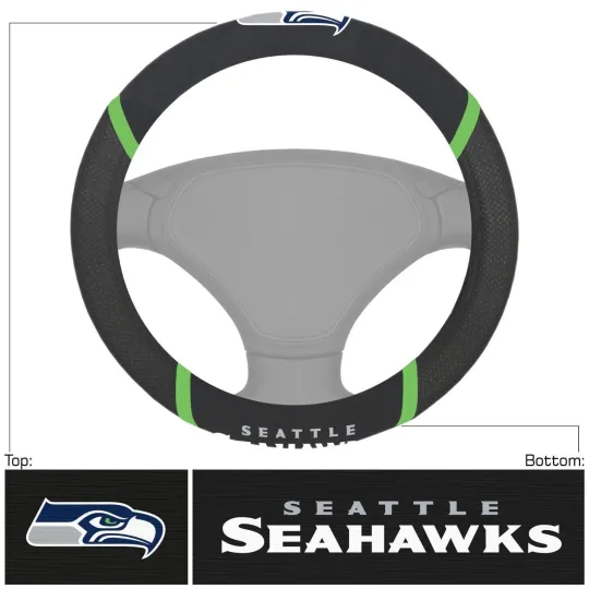 Discover football Seattle Car Truck Steering Wheel Cover