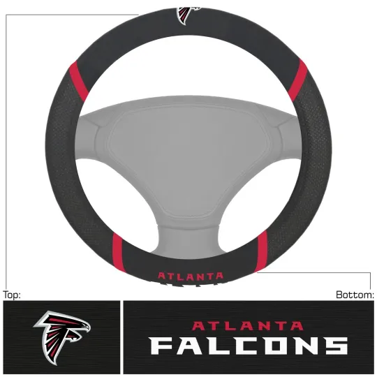 Discover football Atlanta Car Truck Steering Wheel Cover