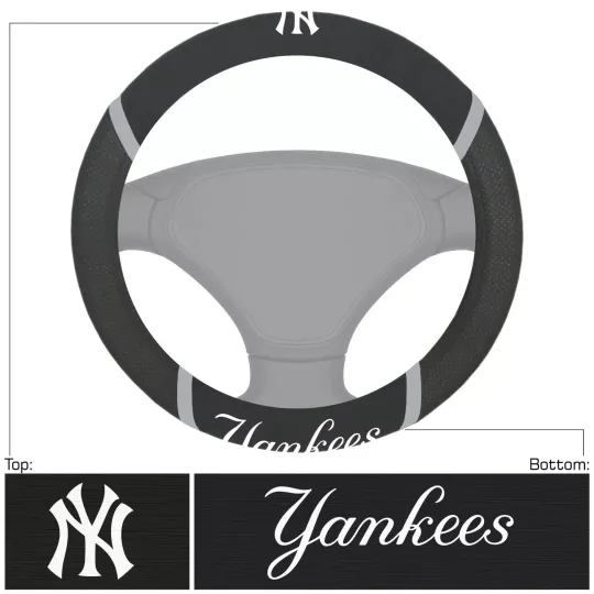 Discover New York Baseball Car Truck Suv Van Steering Wheel Cover