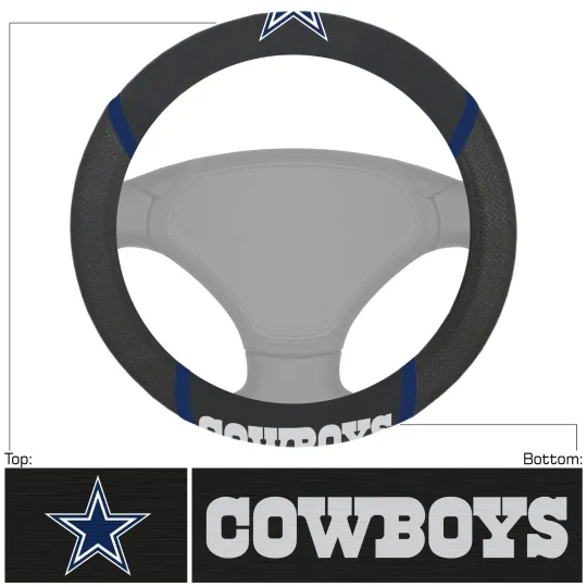 Discover football Dallas Car Truck Steering Wheel Cover