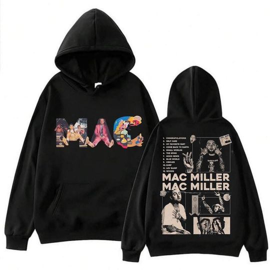 Discover macmiller Shirt, Vintage Rap Sweatshirt, Hip Hop Graphic Hoodie, macmiller Fan Merch, Unisex Streetwear, Menswear, Womenswear