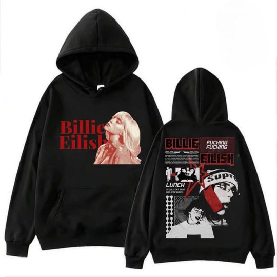 Vintage Billie Eilish Shirt, Retro Graphic Sweatshirt, Unisex Music Hoodie, Unisex Streetwear, Menswear, Womenswear