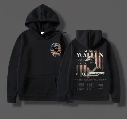 Retro Wallen Western Unisex Hoodie 2026 Tour Country Double Sided Hoodie