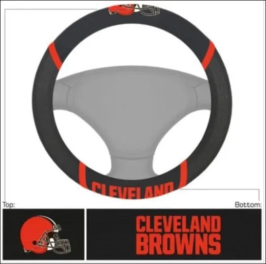 Discover New football Cleveland Car Truck Steering Wheel Cover