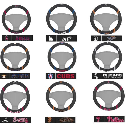 Discover Baseball Team Pick your Team Car Truck Suv Van Steering Wheel Cover