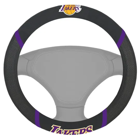 Discover Los Angeles Basketball Car Truck Van SUV Steering Wheel Cover