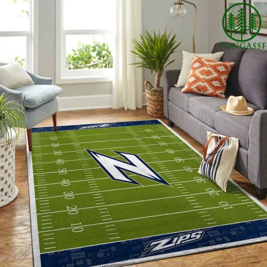 Discover AKRON ZIPS Football Field Doormat, Carpet Rug Area Rug, Christmas Decor All Size