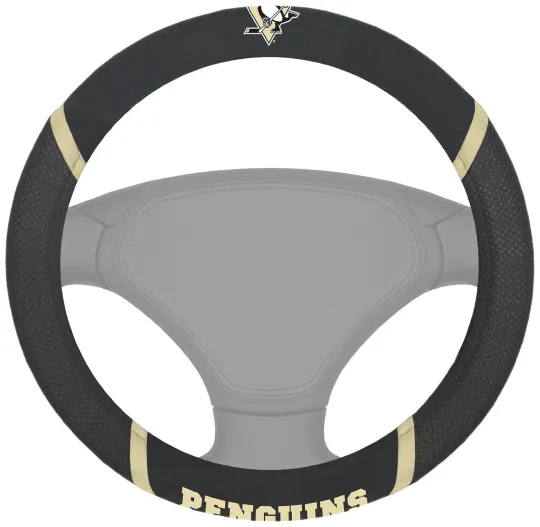 Discover New NHL Pittsburgh Penguins Car Truck SUV Van Steering Wheel Cover