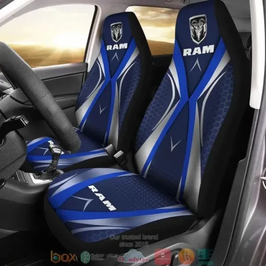 Discover Dodge Ram Blue Car Seat Covers