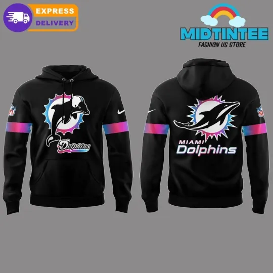 Discover Miami x Vice City 2025 Dolphins All Over Print 3D Hoodie