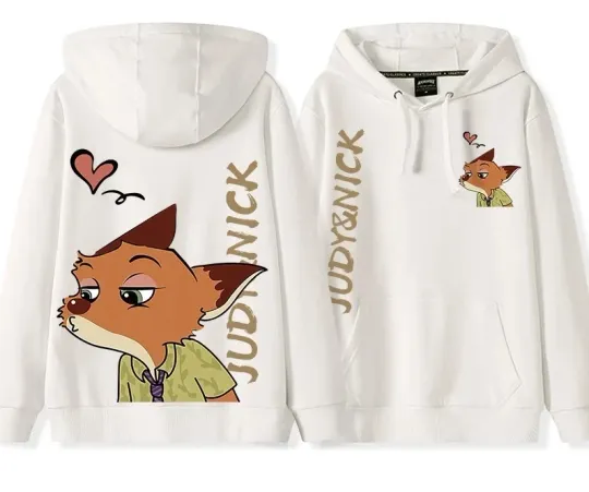 Discover Zoopita Judy&Nick Disney Movie Hoodie Full Sizes