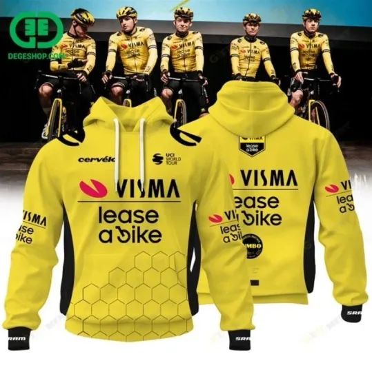 Discover Tour de France Visma Lease a Bike Team All over Print 3D Hoodie