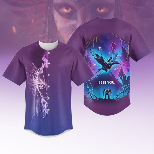 Avatar Fire And Ash Baseball Jersey, Disney Avatar 3 Jake Baseball Shirt, World of Avatar Shirt, Gift For Fans