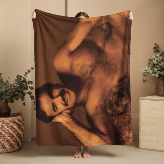 Discover Burt Reynolds Velveteen Fleece Blanket