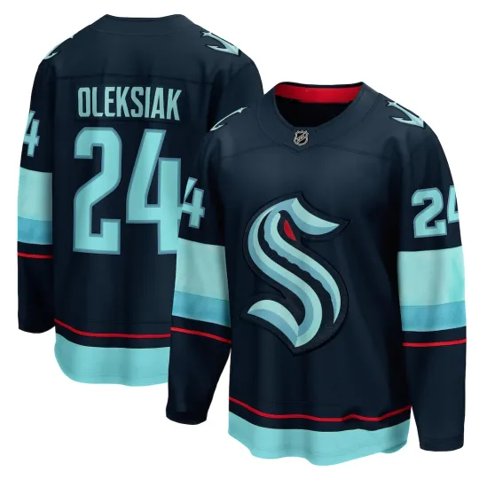 Discover Jamie Oleksiak1 Seattle 1Kraken Home Breakaway Player 24 Hockey Jersey