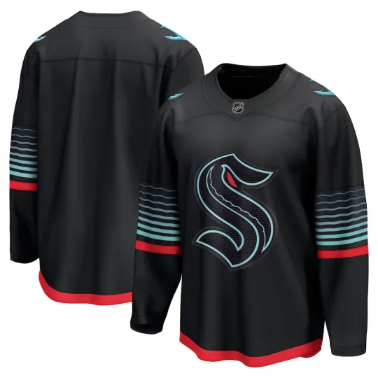 Discover Seattle 1Kraken Alternate Breakaway Hockey Jersey Unisex S-5XL