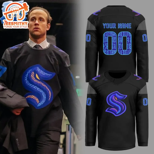 Discover Custom Seattle 1Kraken Black History Night Special Hockey Jersey S-5XL