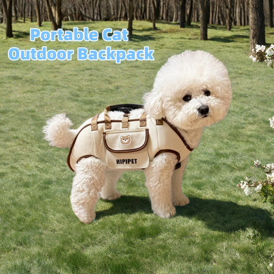Discover Hands-Free Backpacks for Small Dogs and Cats Outdoor Breathable Portable Pet Bags With Leash Supplies Suitable for Travel
