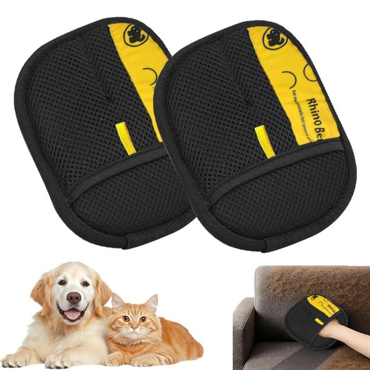 Discover 2pcs Pet Hair Removal Gloves Static Electricity Cat Hair Removal Sticky Hair Cleaner Pets Hair Removal Gloves Cleaning Product