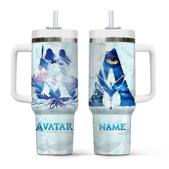 Discover Personalized Avatar Fire and Ash Tumbler 40OZ Cup, Custom Laser Engraved Tumbler with Name & Logo, Christmas Gift for Him or Her