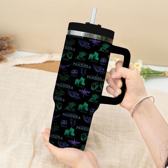 Discover Personalized Avatar Fire and Ash Tumbler 40OZ Cup, Custom Laser Engraved Tumbler with Name & Logo, Christmas Gift for Him or Her