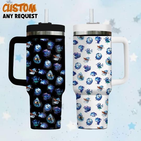 Discover Personalized Avatar Fire and Ash Tumbler 40OZ Cup, Custom Laser Engraved Tumbler with Name & Logo, Christmas Gift for Him or Her