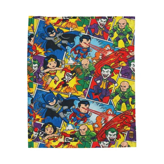 Discover DC Comic Book Lovers Character Disney Fleece Blanket