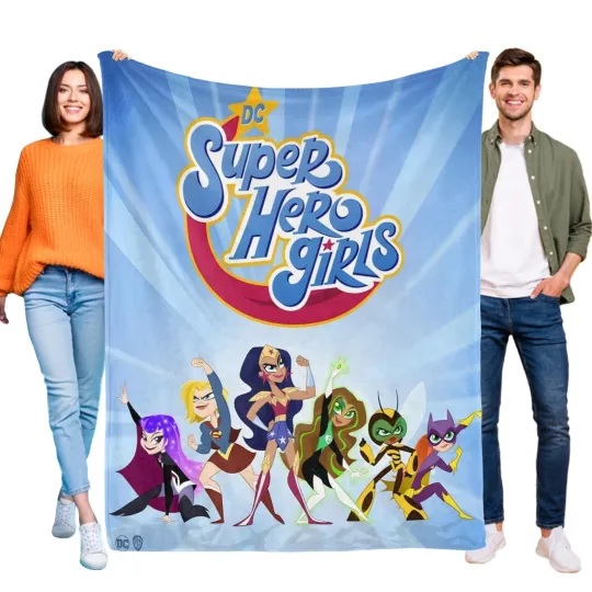 Discover Characters DC Super Hero Girl Printing Disney Fleece Blanket