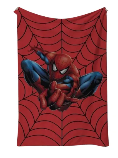 Discover Spider Super Hero Printed Disney Fleece Blanket