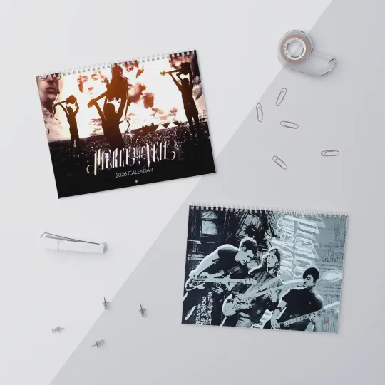 Discover Pierce the Veil 2026 Calendar Metal Band Wall Calendar Rock Music Gifts for Fans