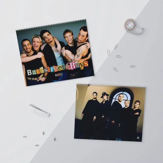 Discover Music Wall Calendars, Backstreet Boy 2026, Pop Music Boy Band Calendar