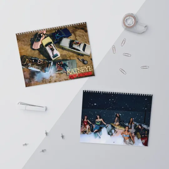 Discover KATSEYE 2026 CALENDAR KPOP, Monthly Planner Merch for Kpop Fans
