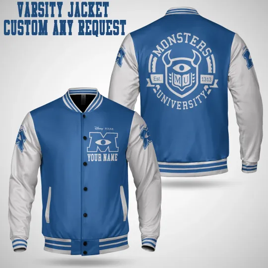 Discover Custom Monster University Uniform Varsity Jacket, Baseball Outfit