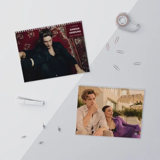 Discover Damian Hardung 2026 Wall Calendar, James Beaufort Maxton Hall Planner Gifts