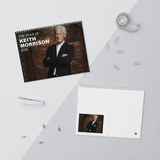 Discover Keith Morrison True Crime 2026 Wall Calendar, Keith Morrison Best Lines Planner