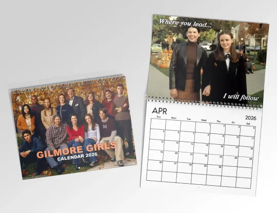 Gilmore Girls 2026 Wall Calendar, Star Hollow Lukes Diner Home Office Planner