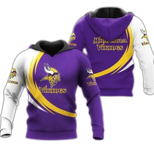 Discover Minnesota Football Team Vikingss Hoodie
